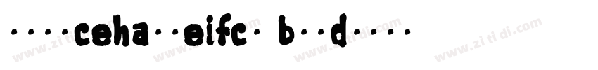 sourcehanseifcn bold字体转换